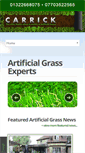 Mobile Screenshot of carrickartificialgrass.co.uk